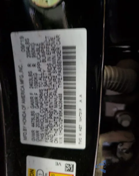 2019 Honda Accord Touring from USA, damaged, VIN 1HGCV2F95KA036488